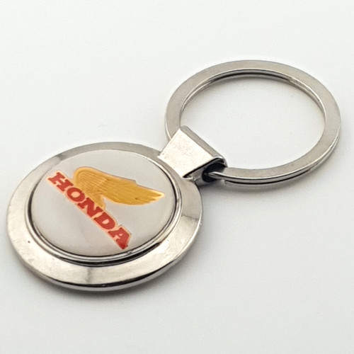 Vintage honda keyring key - keyring,