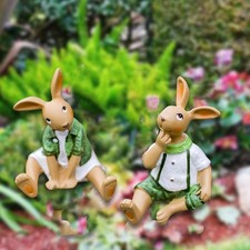2x Garden Statue Sculptures
