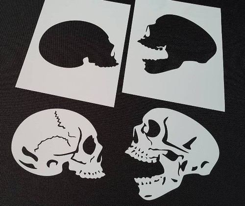 Set 2pcs skulls - set,