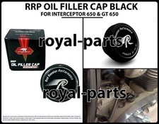 "RRP OIL FILLER CAP, BLACK"