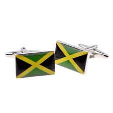 Jamaican Jamaica National Flag Cufflinks