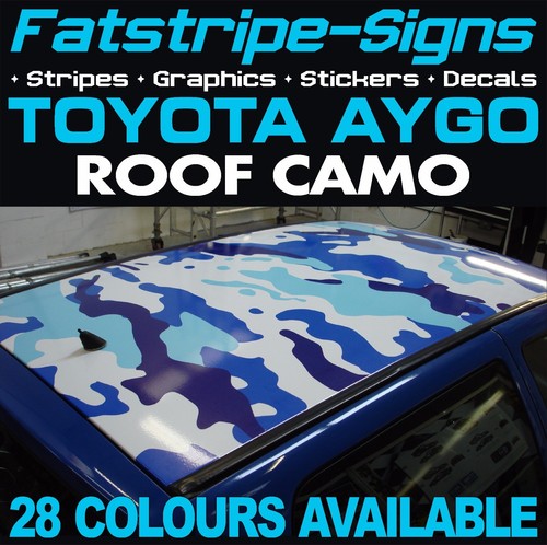Fit toyota aygo camo roof - to,