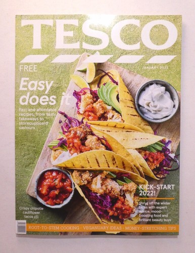 Tesco magazine january 2022 - tesco,