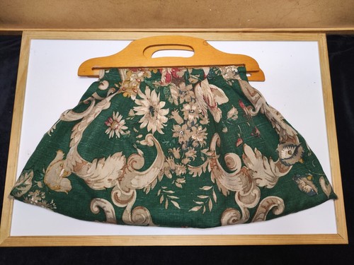 Green liberty fabric bag - liberty,