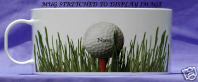 Personalised golf mug golfer - golf,