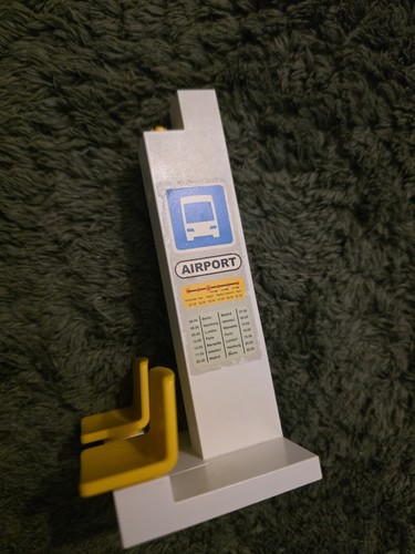 Playmobil airport bus - bus, stop