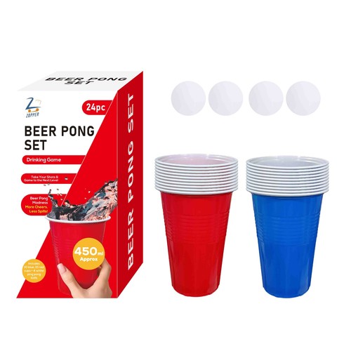 24pc beer pong - set, 4