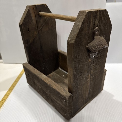 Wooden pack holder - wooden, caddy