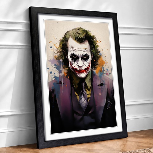 Joker conceptual framed wall - joker,