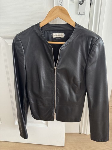 Black emporio armani - armani, leather