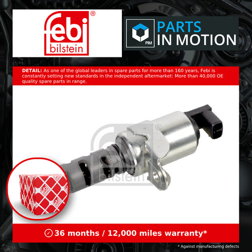 Camshaft adjuster valve - camshaft,
