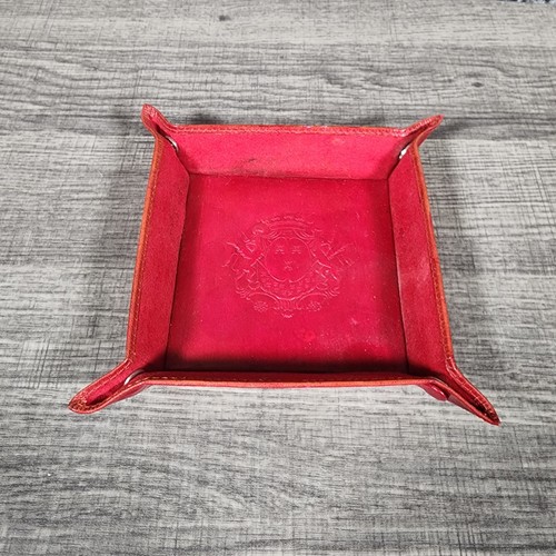 Vtg italian leather snap - leather,