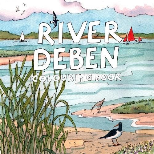 River deben colouring book - river, by