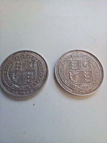 1887 victoria silver - 1887,