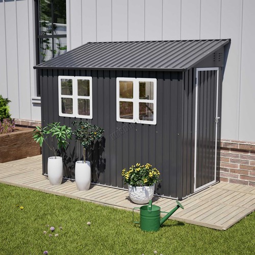 Birchtree 4x8ft lean garden - 4x8ft, to