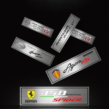 Diorama 1:18 Car Metal Nameplate Model Garage Workshop Scene Display Props Model
