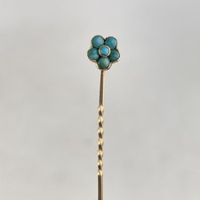 Antique Rose Metal Turquoise