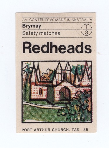 Australian matchbox label - australian,