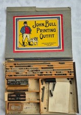 ​Vintage John Bull Printing Outfit Set - Charter Series London with Box & Roller