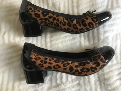 Clarks leopard animal print