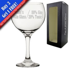 Personalised Engraved Gin