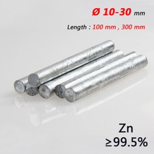 Marine Solid Pure Zinc Round