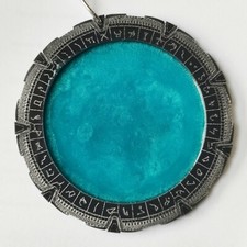 Stargate SG1 Ring Inspired Handmade Resin Hanging Ornament Geek Light Catcher