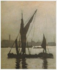 The West Wind, Paul Henry print in 11 x 14 inch mount ready to frame SUPERB