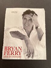 BRYAN FERRY TICKET COUNTRY CLUB DUBAI 2004