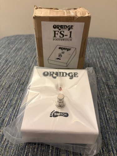 Orange single footswitch - orange,