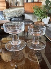 2 x  Vintage Dartington Glass