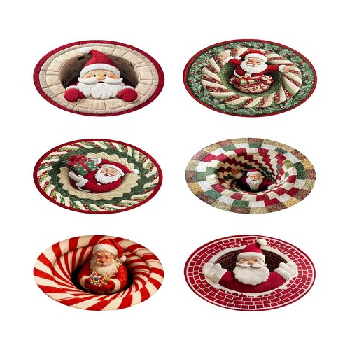 Christmas rug xmas carpet - 3d,