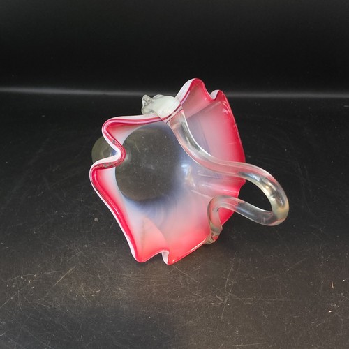 Antique cranberry and clear - cranberry,