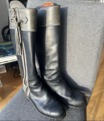 Women tall leather riding - women’s,