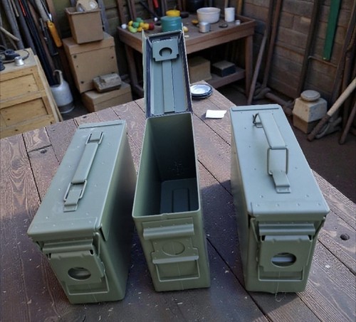 Cal steel ammo boxes - cal,