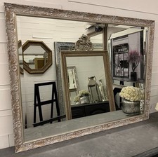 LARGE Silver Distressed Wall