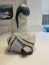 Lladro Eskimos Girl And Boy