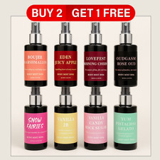 BUY 2 GET 1 FREE - Designer Body Mist Spray 100ml Unisex  Mix & Match Fragrances