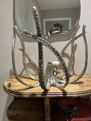 Steel octopus sculpture design - sculpture,