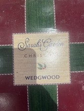 Wedgewood Sarah’s Garden Christmas Rectangular Tray Unused Boxed