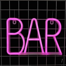 Bar Neon Sign, Led Signs, Neon Signs for Home Bar, Pub, Party Wall Decor for Bus