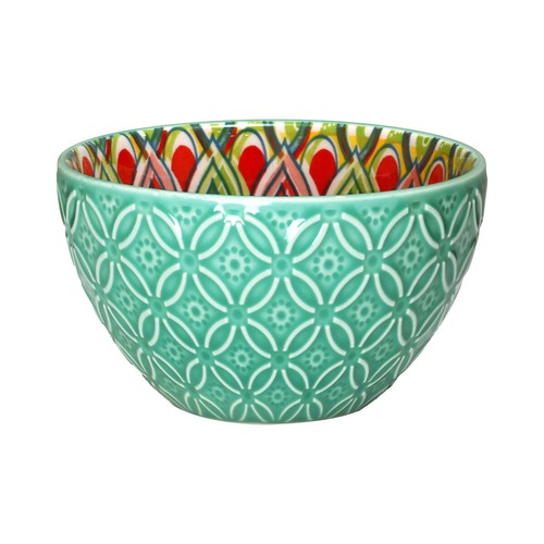 Green ceramic bowl tuscany - ceramic,