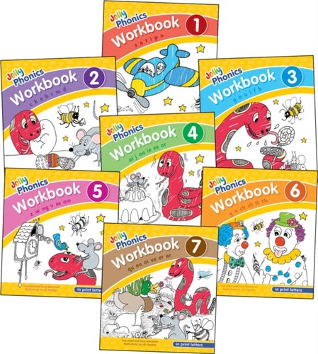 Jolly phonics workbooks set - jolly,