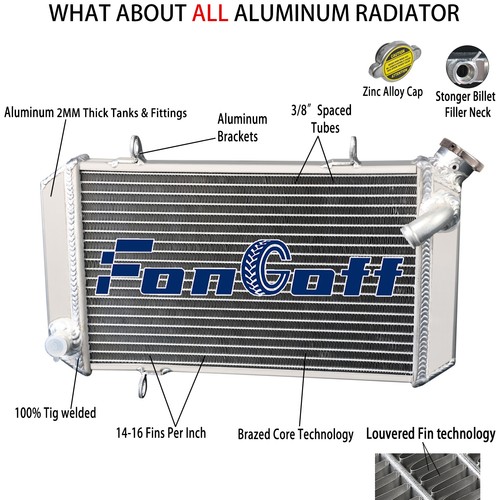 Full aluminum racing - aluminum, radiator