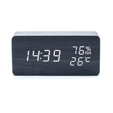 Wooden digital alarm - wooden,