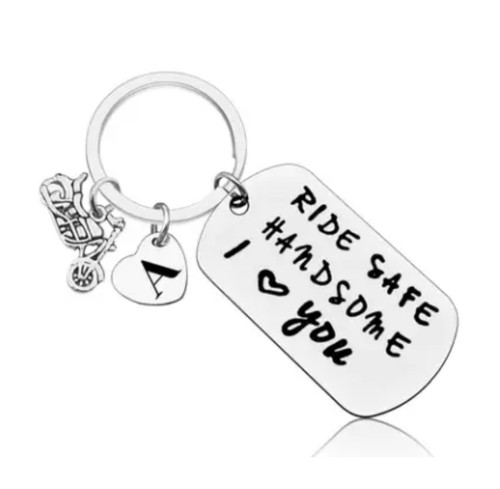 Biker gift keyring safe - keyring, “be