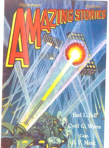 Science fiction comic book - science,