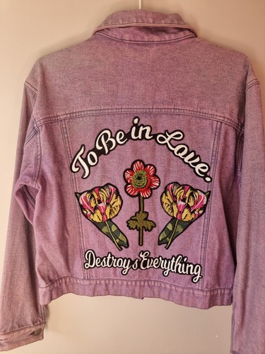Statement purpledenim jacket