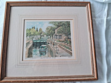 Boulter's Lock from Bridge  in