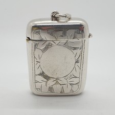 Silver-Plated Vesta Case Match
